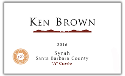 Cuvee Syrah label